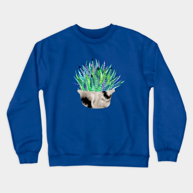 Pot Me A Succulent Crewneck Sweatshirt by AmayaBrydon